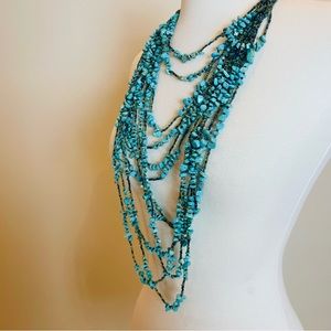 Turquoise Bead Necklace